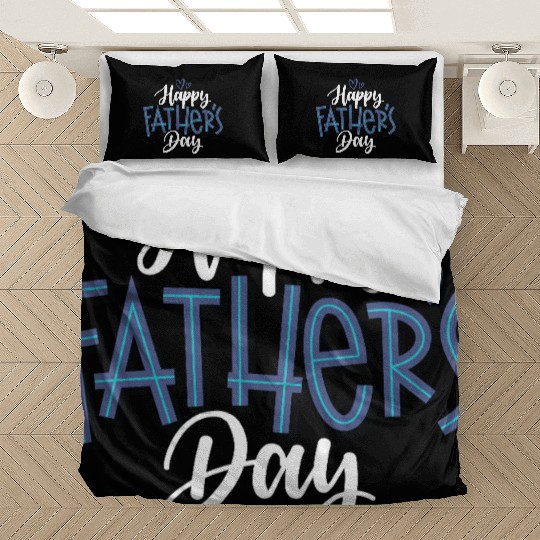 Happy Father's Day Handwritten Design Bedding Sets