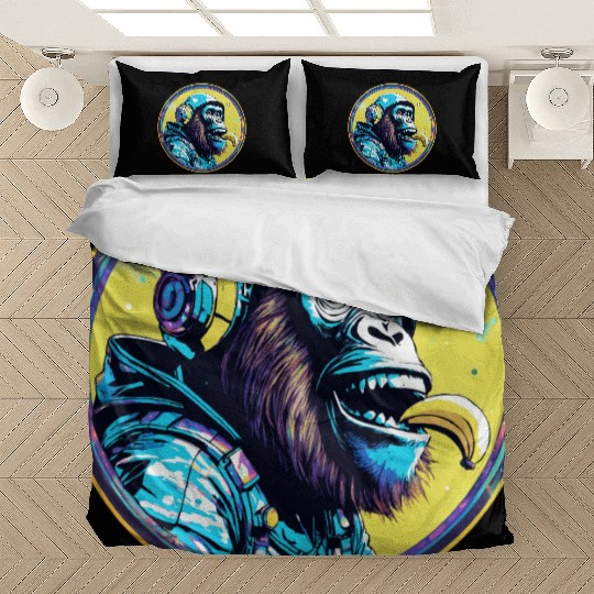Cool Monkey Logo Bedding Sets