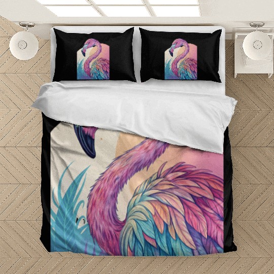 Psychedelic Flamingo Bedding Sets