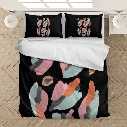 Abstract pastel watercolour painting pattern Bedding Sets