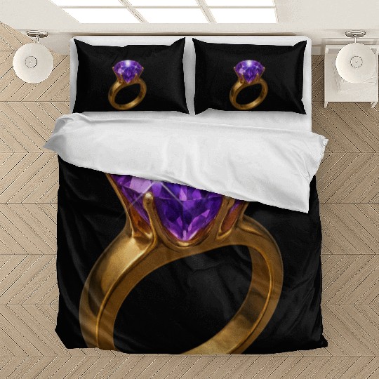 Royal Amethyst: The Elegance of Purple Gemstone Bedding Sets