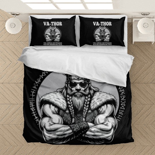 Viking Warrior Man Odin Thor Norman Walhalla Bedding Sets