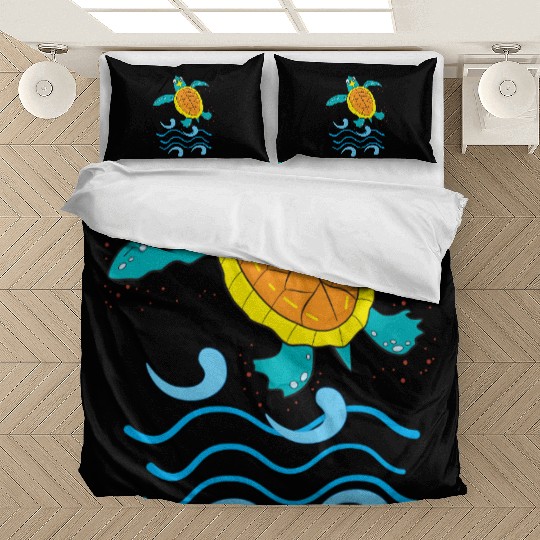 Cute Hawksbill Baby Sea Turtle Bedding Sets