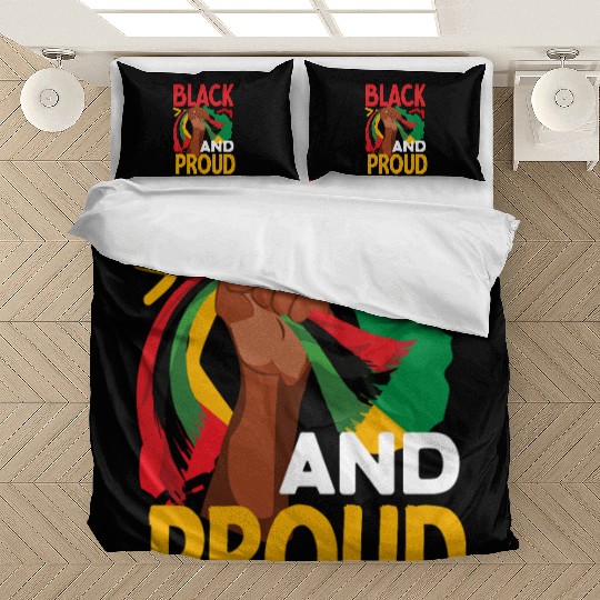Juneteenth Black And Proud Bedding Sets