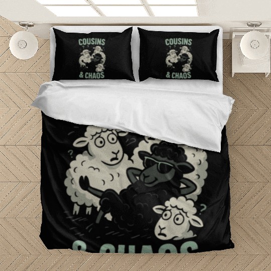 Funny Black Sheep Cousin Quirky Family Outcast Bedding Sets
