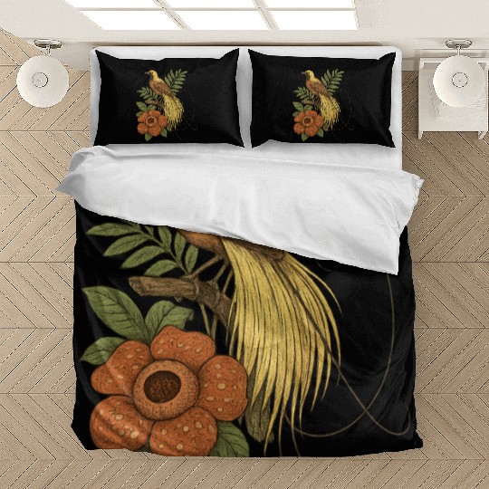 Bird of Paradise Rafflesia Bedding Sets
