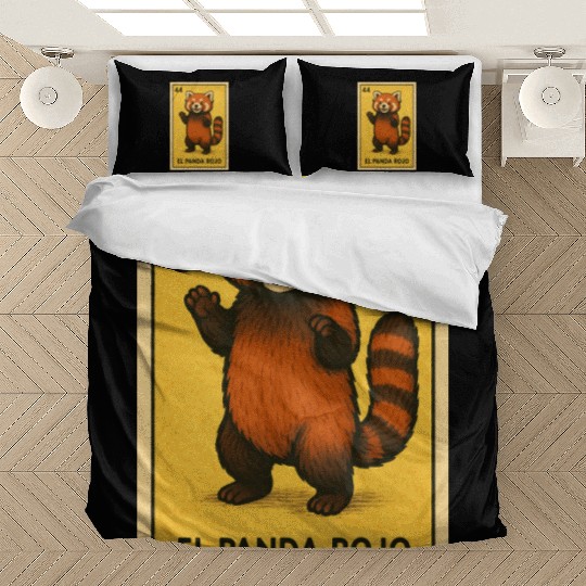 EL PANDA ROJO - THE RED PANDA - LA LOTERÍA Bedding Sets