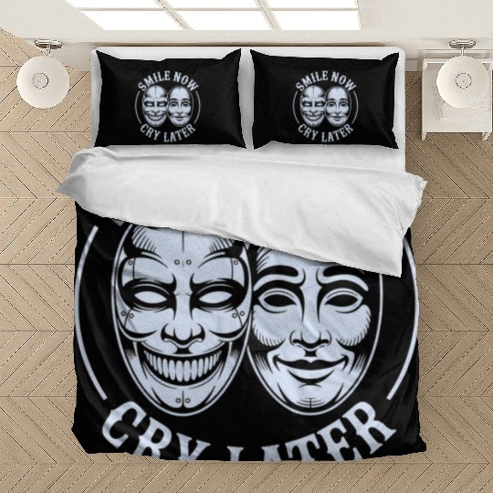 Smile Now Cry Later Ink Bedding Sets