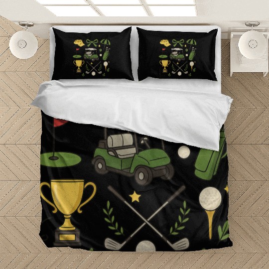 Preppy Golf Coquette Golf Bedding Sets