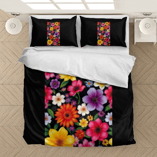 Vibrant Wildflower Garden – Colorful Floral Patter Bedding Sets