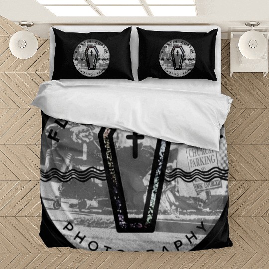 BlacknWhite Coffin Homeless Street Famiy Give Back Bedding Sets
