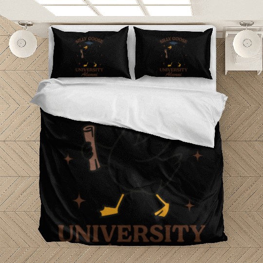 Silly goose university alumni Bedding Sets