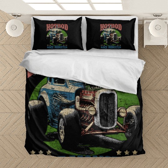 Hot Rod Monster Retro Race Bedding Sets