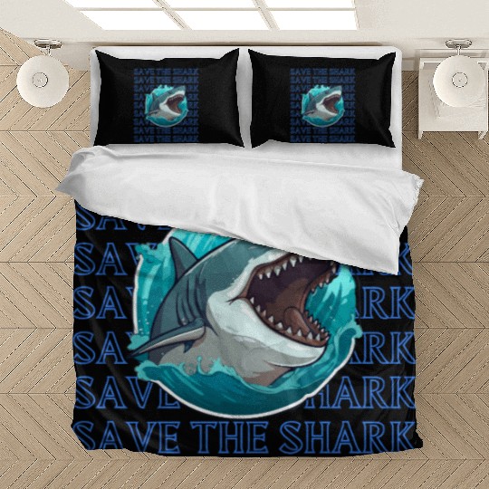 Guardian Shark Depths Vigilance Art Bedding Sets