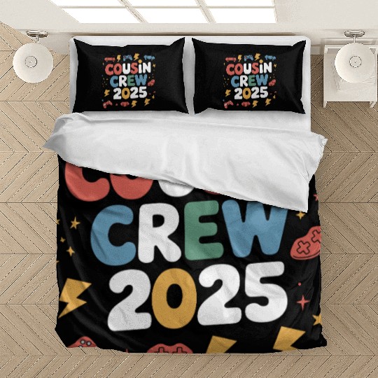 Cousin Crew 2025 Video Game Controllers Family Bedding Sets