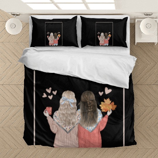 Family, friends, and grateful hearts Bedding Sets