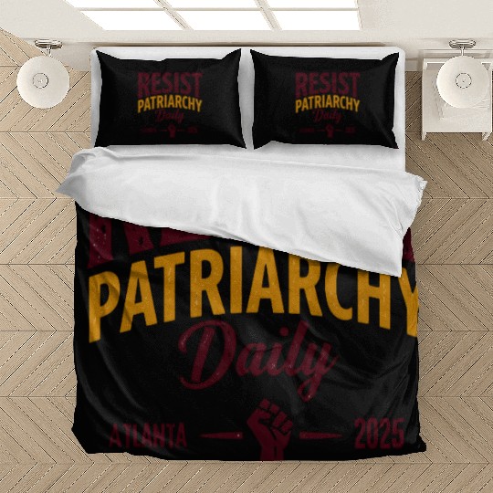 Resist Patriarchy Daily – Bold Feminist Activism Bedding Sets