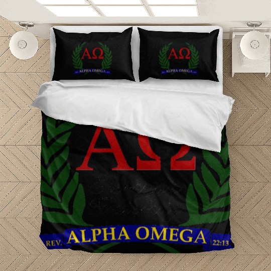 Alpha Omega, Eternity's Fraternity Bedding Sets