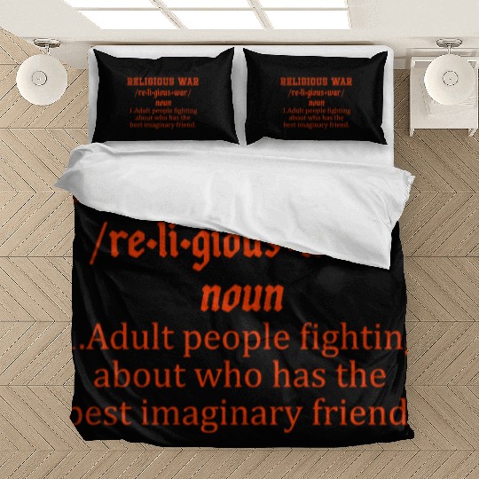 Religious war definition adult people fighting Bedding Sets