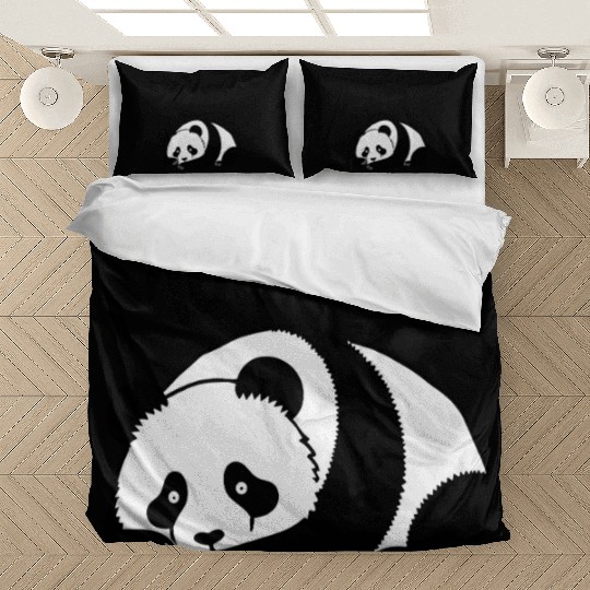 Panda I Hate Mornings Saying Bedding Sets