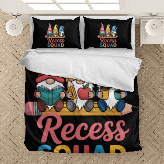 Recess Squad Teacher Para Playground Student Bedding Sets
