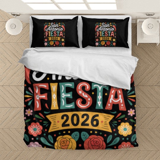 San Antonio 2026 Fiesta Cinco De Mayo Texas Bedding Sets
