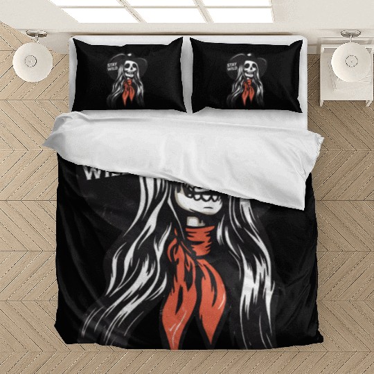 Cowgirl Stay wild Skull Bedding Sets