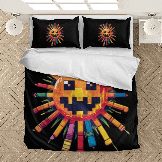 Pixel Sun Joystick Bedding Sets