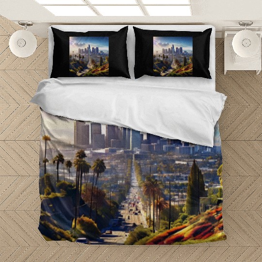 los angeles city. Bedding Sets