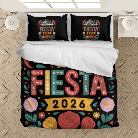 San Antonio 2026 Fiesta Cinco De Mayo Texas Bedding Sets