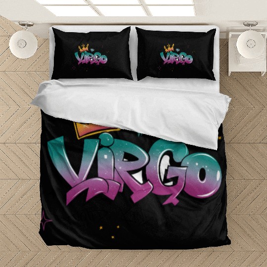 Virgo Graffiti Zodiac Art Bedding Sets