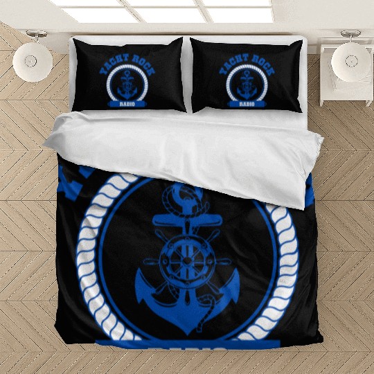 YACHT ROCK - BLUE LETTERS Bedding Sets