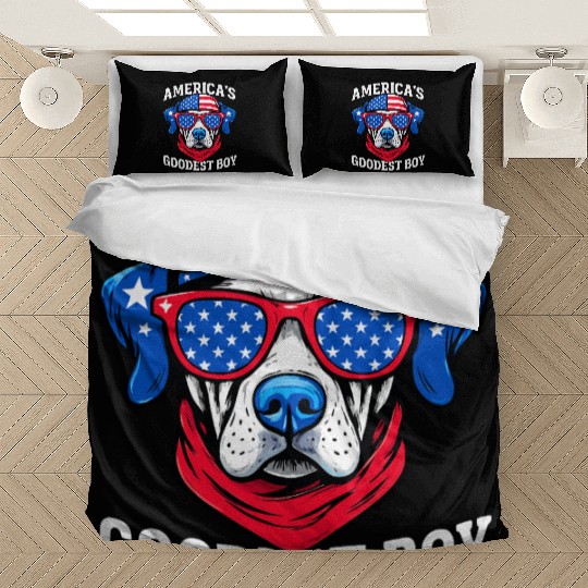 America’s Goodest Boy Dog Bedding Sets