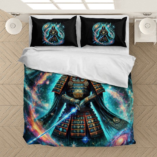 Celestial Samurai Warrior Galaxy Sword Art Bedding Sets