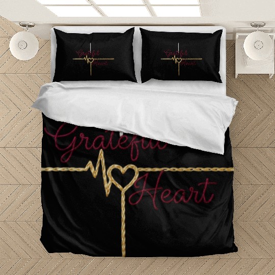 Grateful Heart Beat Bedding Sets