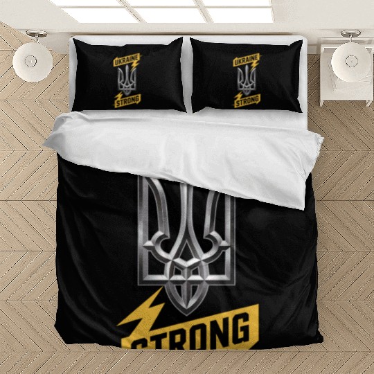 Ukraine Strong Trident Power Ukrainian Support Sym Bedding Sets