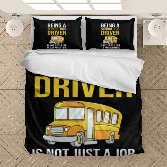 Bus Drivers Funny School Bus Driver Bedding Sets