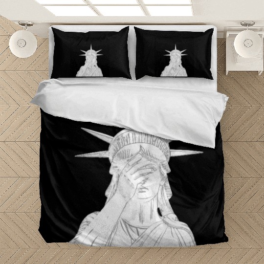 Oh the shame Statue of Liberty US for sale chaos Bedding Sets