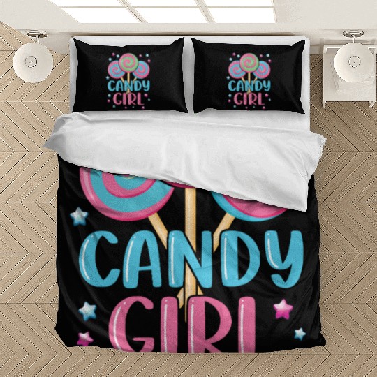Cute Lollipop Candy Girl Design 01 Bedding Sets