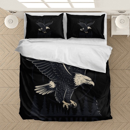 Soar Fierce, Live Free – Bald Eagle Wilderness Des Bedding Sets