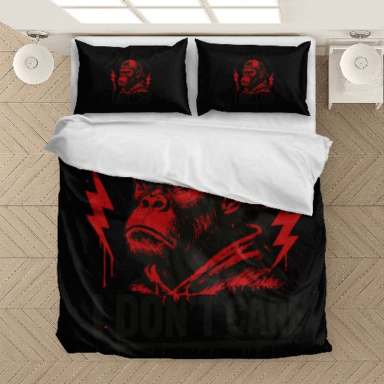 99% Chance I Don’t Care – Red Gorilla Power Bedding Sets