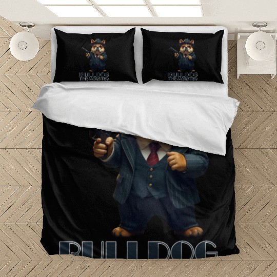 Bulldog the Mobster Bedding Sets
