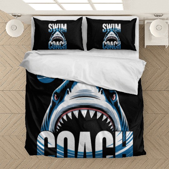 Swim Coach Shark Bedding Sets