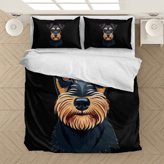 “Miniature Schnauzer” – Bold & Beautiful Dogs Bedding Sets
