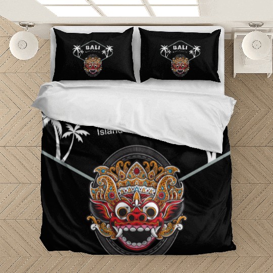 Bali Island of the Gods Barong Mask Rangda Witch Bedding Sets