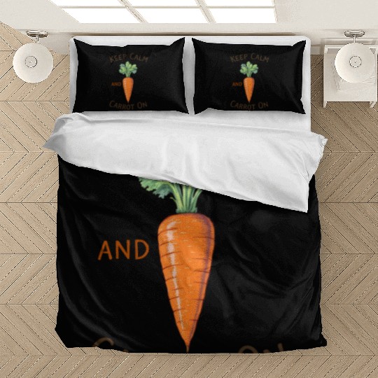 Keep Calm Carrot  Bedding Sets