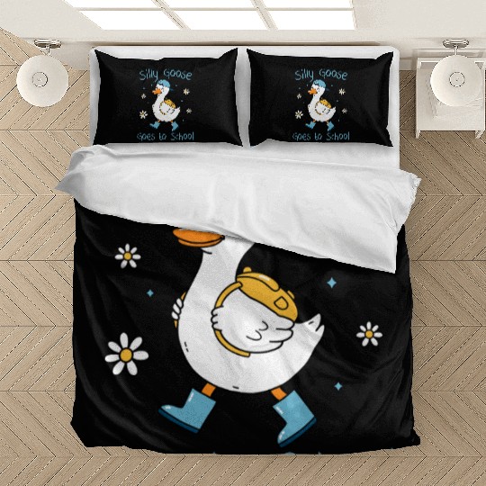 Silly Goose Back to School Funny Bedding Sets