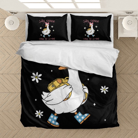 Silly Goose Back to School Funny Bedding Sets