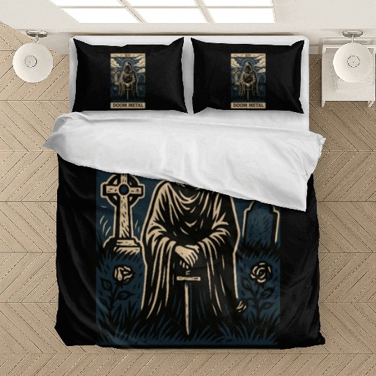 Dooom Metal Tarot Card – Shadows, Sorcery & Solitud Bedding Sets
