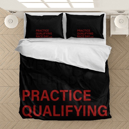 monday tuesday wednesday thursday practice qual Bedding Sets